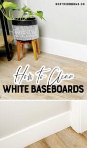 How to Clean White Baseboards Pin 4